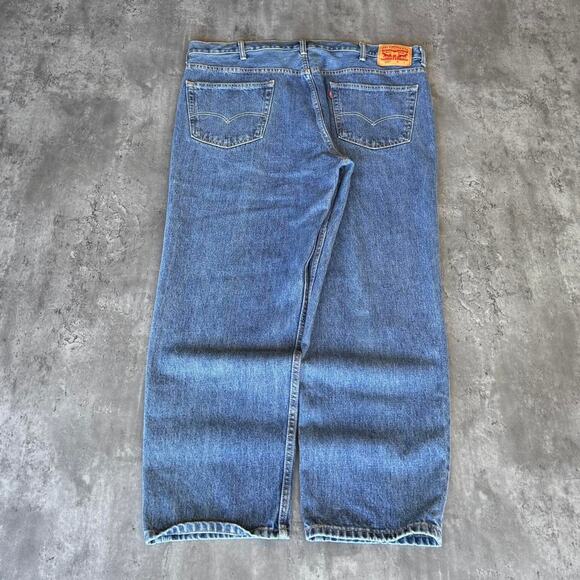 Levi's Other - Levi’s 550 Relaxed Fit Essential Baggy Blue Denim Jeans